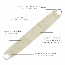 BARRIGUEIRA ALGODÃO 22 FIOS 100 CM