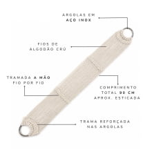 BARRIGUEIRA ALGODÃO 18 FIOS 90 CM BARRIGUEIRA ALGODÃO 18 FIOS 90 CM