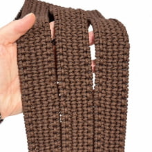 BARRIGUEIRA FECHADA PP MARROM 100 CM