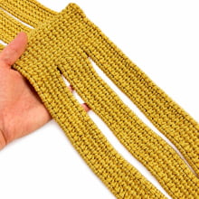 BARRIGUEIRA FECHADA PP OURO 100 CM