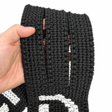 BARRIGUEIRA FECHADA PP PRETA 4 ARGOLA C/ MARCA