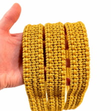 BARRIGUEIRA FECHADA PP OURO 90 CM