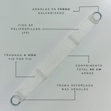 BARRIGUEIRA PP 18 FIOS 90 CM