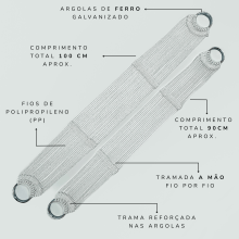 PAR DE BARRIGUEIRA PP FERRO