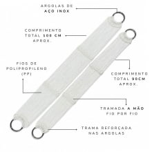 PAR DE BARRIGUEIRA PP INOX PAR DE BARRIGUEIRA PP INOX