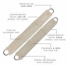 PAR DE BARRIGUEIRA ALGODÃO INOX PAR DE BARRIGUEIRA ALGODÃO INOX
