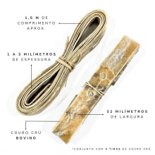 CONJUNTO LÁTEGO PARA TRAVESSÃO E SOBRECHINCHA 32 mm